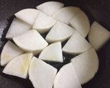 大根と豚の甘酢炒め作り方1写真
