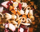 ♥タコときのこのあったか炊き込みご飯♥作り方4写真
