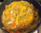 牛肉の卵とじ丼作り方8写真