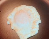 朝食！目玉焼とコールスローオープンサンド作り方3写真