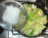 白菜の中華風炒め♪簡単ひき肉春雨作り方11写真