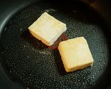 きのこ酒粕クリーム煮の豆腐ステーキ作り方4写真
