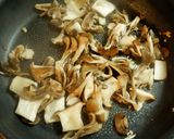 きのこ酒粕クリーム煮の豆腐ステーキ作り方5写真