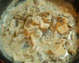 きのこ酒粕クリーム煮の豆腐ステーキ作り方6写真