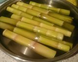 生の四方竹(しほうちく)下処理＆味噌汁作り方8写真
