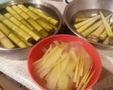 生の四方竹(しほうちく)下処理＆味噌汁作り方12写真