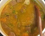 蓮根と鶏肉の南瓜ココナッツスープ作り方2写真