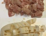 蓮根と鶏肉の南瓜ココナッツスープ作り方4写真
