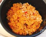 炊飯器で炊くだけ！トマト缶でチキンライス作り方6写真