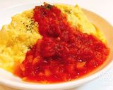 炊飯器で炊くだけ！トマト缶でチキンライス作り方7写真