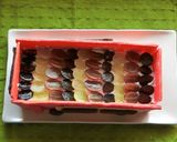 電車の立体ケーキ作り方8写真