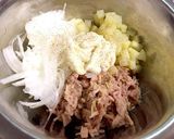 パリパリ ツナの揚げ餃子★卵不使用マヨ作り方3写真