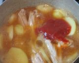 鶏手羽とジャガイモのケチャップ煮作り方4写真