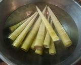 生の四方竹(しほうちく)下処理＆味噌汁作り方10写真