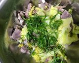 砂肝キャベツの大葉オイル和え作り方7写真