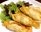 パリパリ ツナの揚げ餃子★卵不使用マヨ作り方7写真