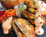 粉なしお好み焼きツナコーンオーロラソース作り方18写真