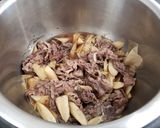ホットクック❤️牛肉とごぼうの甘辛煮♪作り方6写真