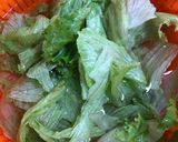超楽々 爆食い無限レタスサラダ作ります作り方1写真