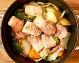 【ストウブ】鶏もも肉と野菜のトマト煮作り方7写真