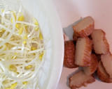 簡単副菜♪豆もやし・さつま揚げ炒め作り方1写真