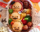 簡単キャラ弁☆ジャックのハロウィン弁当作り方3写真