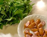 ほうれん草のガーリックソテー作り方1写真
