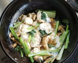 ほうれん草と鶏モモ肉のチーズ炒め作り方8写真