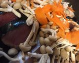 ぶりとキノコのバター醤油煮作り方1写真