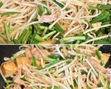 厚揚げもやしの鶏だしとろみ炒め作り方3写真
