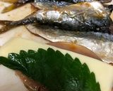 小鯖のえごま葉とチーズ巻きフライ作り方1写真