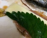 小鯖のえごま葉とチーズ巻きフライ作り方2写真