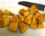 ホットクックでかぼちゃの煮物作り方2写真
