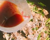時短簡単！ご飯がすすむ！豚ニラポン酢炒め作り方3写真