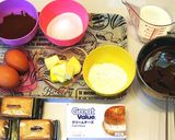 生チョコレートのベイクドチーズケーキ作り方1写真
