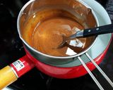 生チョコレートのベイクドチーズケーキ作り方4写真