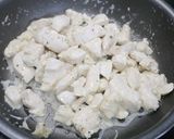 簡単！むね肉のたらこマヨ炒め☆柚子胡椒作り方3写真