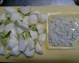 しらすアヒージョ かぶ炒め作り方1写真