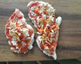フードドライヤーでドライ野菜のささみピザ作り方5写真