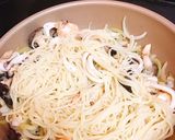 レクチンフリー☆エビとイカのオイルパスタ作り方4写真