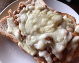 納豆と梅干しのチーズトースト作り方4写真