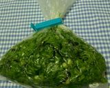 わさび菜と塩昆布の漬物作り方3写真