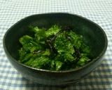 わさび菜と塩昆布の漬物作り方4写真
