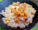 【炊飯マグ料理】焼きコーンごはん作り方8写真