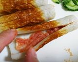 ちくわの明太子キュウリ挟み作り方4写真