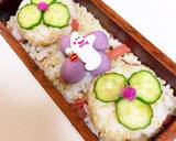 こにぎりとハロウィン生菓子弁当 詰め方作り方5写真