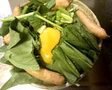 電子レンジでほうれん草のポパイ蒸し作り方2写真