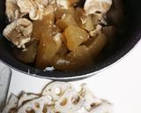 夕べの残りおかすで！和風根菜カレー☆作り方2写真