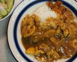 夕べの残りおかすで！和風根菜カレー☆作り方5写真
