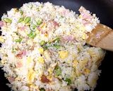 バターが決め手の簡単パラパラチャーハン☆作り方6写真